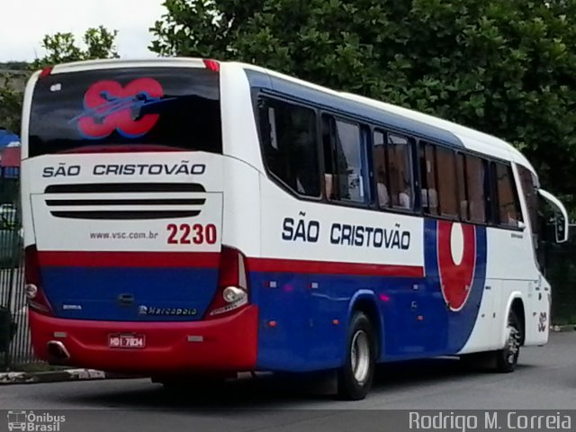 Viação São Cristóvão 2230 na cidade de São Paulo, São Paulo, Brasil, por Jonathan  Aguiar Correa. ID da foto: 5078413.