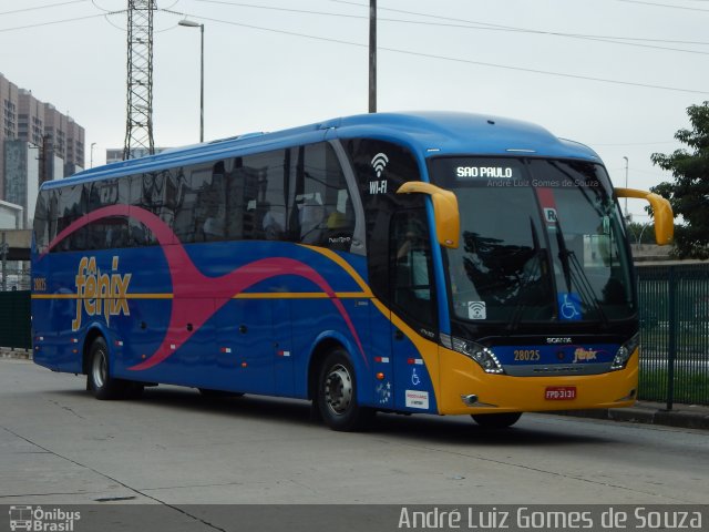 Rápido Expresso Fênix Viação 28025 na cidade de São Paulo, São Paulo, Brasil, por André Luiz Gomes de Souza. ID da foto: 5078049.