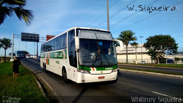 Empresa Gontijo de Transportes 20095 na cidade de Vitória, Espírito Santo, Brasil, por Whitiney Siqueira. ID da foto: 5076951.