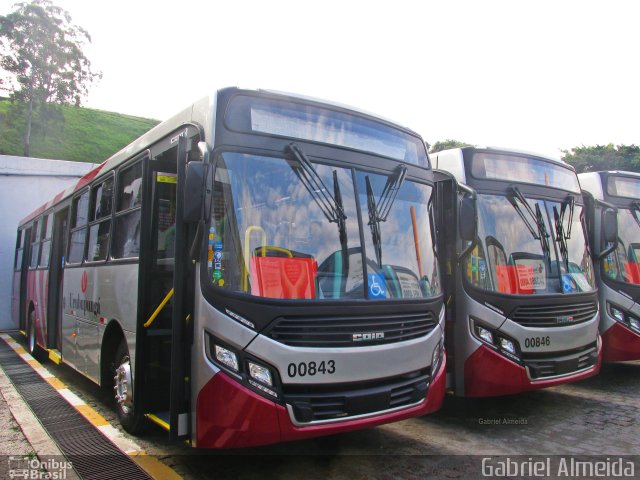 Auto Viação Urubupungá 00843 na cidade de Osasco, São Paulo, Brasil, por Gabriel Almeida. ID da foto: 5078069.