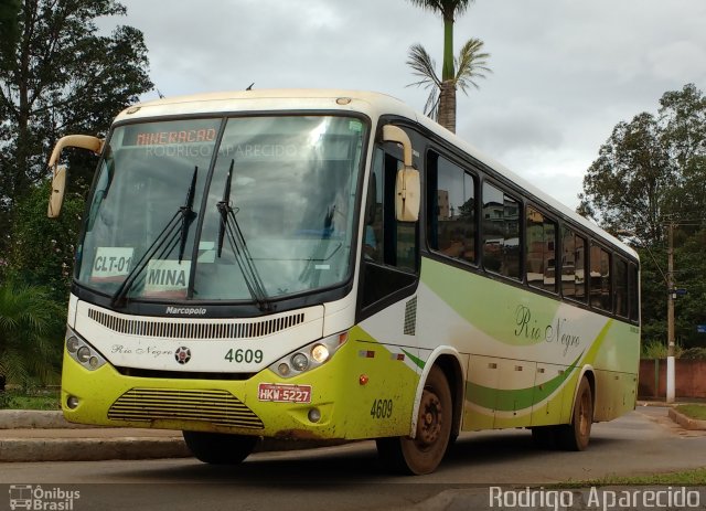 Rio Negro Fretamento e Turismo 4609 na cidade de Congonhas, Minas Gerais, Brasil, por Rodrigo  Aparecido. Número da foto: #5077993.