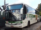 Empresa Gontijo de Transportes 14700 na cidade de Almenara, Minas Gerais, Brasil, por Sérgio Augusto Braga Canuto. Número da foto: #:id.