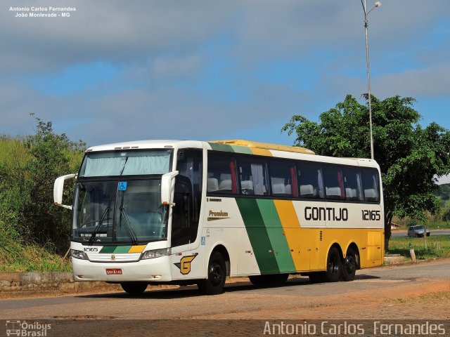 Empresa Gontijo de Transportes 12165 na cidade de João Monlevade, Minas Gerais, Brasil, por Antonio Carlos Fernandes. ID da foto: 5078638.