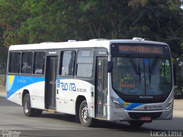 Rio Ita RJ 152.309 na cidade de Niterói, Rio de Janeiro, Brasil, por Lucas Lima. ID da foto: 5082879.