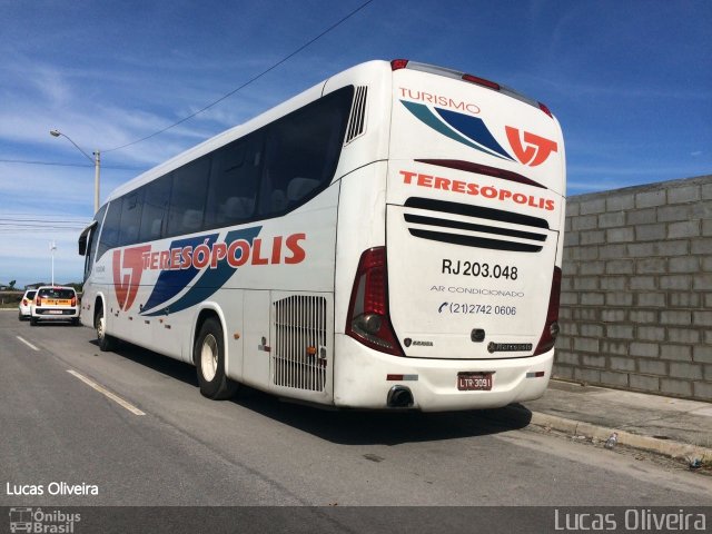 Viação Teresópolis RJ 203.048 na cidade de Rio das Ostras, Rio de Janeiro, Brasil, por Lucas Oliveira. Número da foto: #5080600.