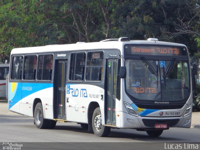 Rio Ita RJ 152.687 na cidade de Niterói, Rio de Janeiro, Brasil, por Lucas Lima. ID da foto: 5082894.