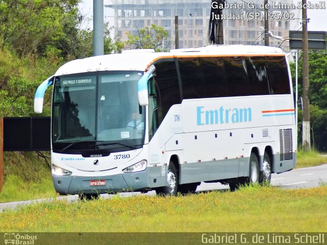 Emtram 3780 na cidade de Jundiaí, São Paulo, Brasil, por Gabriel Giacomin de Lima. Número da foto: #5082125.
