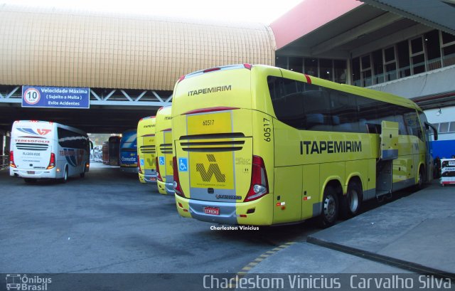 Viação Itapemirim 60517 na cidade de Rio de Janeiro, Rio de Janeiro, Brasil, por Charlestom Vinicius Carvalho Silva. Número da foto: #5080659.