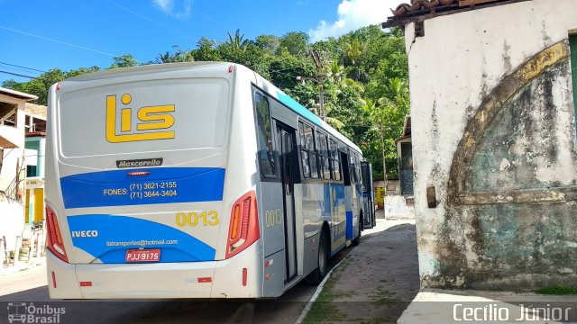 Lis Transportes 0013 na cidade de Candeias, Bahia, Brasil, por Cecílio Júnior. Número da foto: #5081225.
