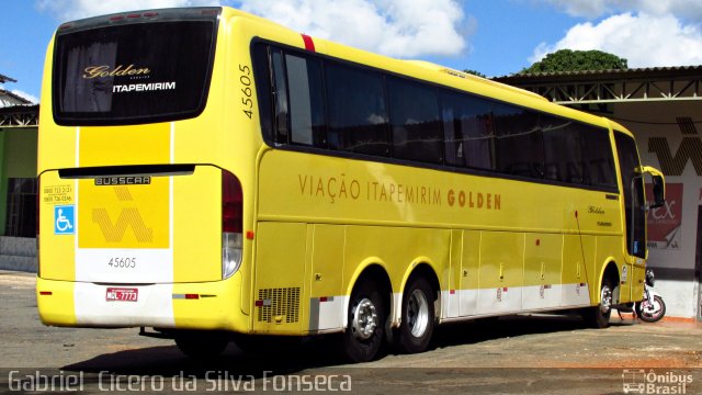 Viação Itapemirim 45605 na cidade de Anápolis, Goiás, Brasil, por Gabriel  Cícero da Silva Fonseca. ID da foto: 5081922.