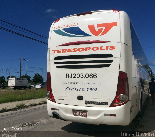 Viação Teresópolis RJ 203.066 na cidade de Rio das Ostras, Rio de Janeiro, Brasil, por Lucas Oliveira. Número da foto: #5081447.