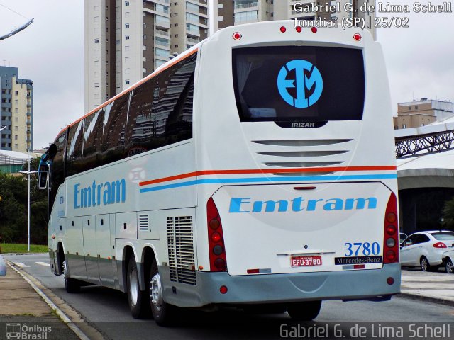 Emtram 3780 na cidade de Jundiaí, São Paulo, Brasil, por Gabriel Giacomin de Lima. Número da foto: #5082117.