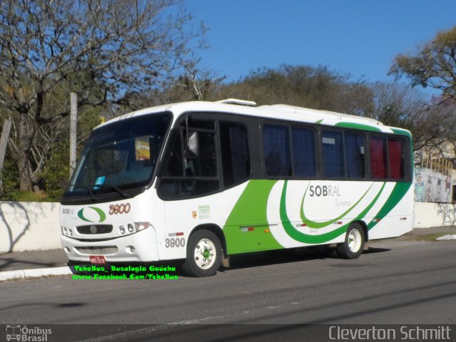 Sobral Turismo 3900 na cidade de Santa Maria, Rio Grande do Sul, Brasil, por Cleverton Schmitt. Número da foto: #5080702.