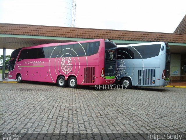 Viação Garcia 7209 na cidade de Santa Cruz do Rio Pardo, São Paulo, Brasil, por Felipe Seidy . Número da foto: #5082191.