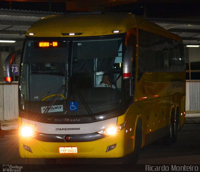 Viação Itapemirim 60817 na cidade de Rio de Janeiro, Rio de Janeiro, Brasil, por Ricardo Silva Monteiro. ID da foto: 5083385.