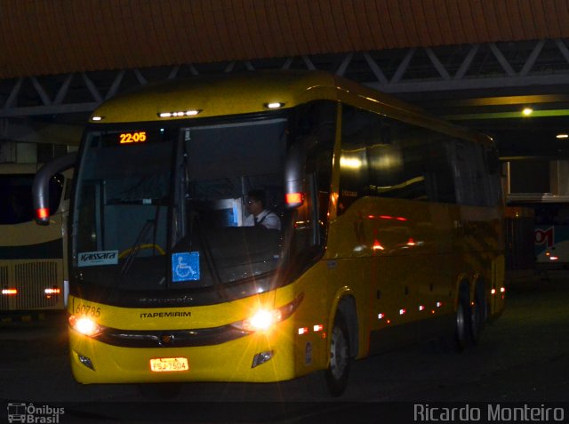 Viação Itapemirim 60785 na cidade de Rio de Janeiro, Rio de Janeiro, Brasil, por Ricardo Silva Monteiro. ID da foto: 5083461.