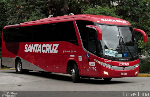 Viação Santa Cruz 201160 na cidade de São Paulo, São Paulo, Brasil, por Lucas Lima. Número da foto: #5084428.