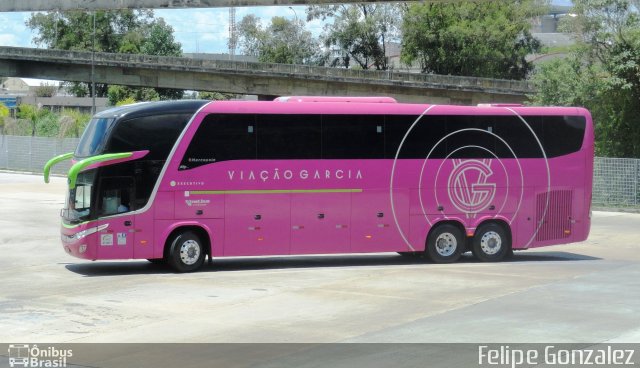 Viação Garcia 7219 na cidade de Curitiba, Paraná, Brasil, por Felipe Gonzalez. Número da foto: #5084071.