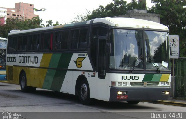 Empresa Gontijo de Transportes 10305 na cidade de São Paulo, São Paulo, Brasil, por Diego K420 . Número da foto: #5083751.