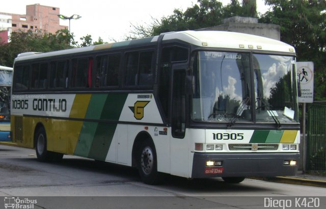 Empresa Gontijo de Transportes 10305 na cidade de São Paulo, São Paulo, Brasil, por Diego K420 . ID da foto: 5083751.