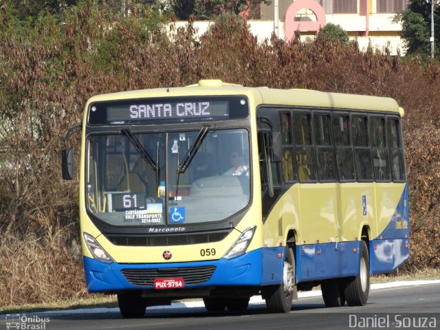 Transpratur Urbano 059 na cidade de Divinópolis, Minas Gerais, Brasil, por Daniel Souza. ID da foto: 5087141.