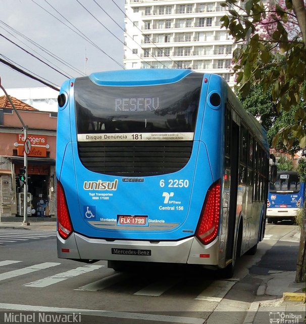 TUPI - Transportes Urbanos Piratininga 6 2250 na cidade de São Paulo, São Paulo, Brasil, por Michel Nowacki. ID da foto: 5085591.