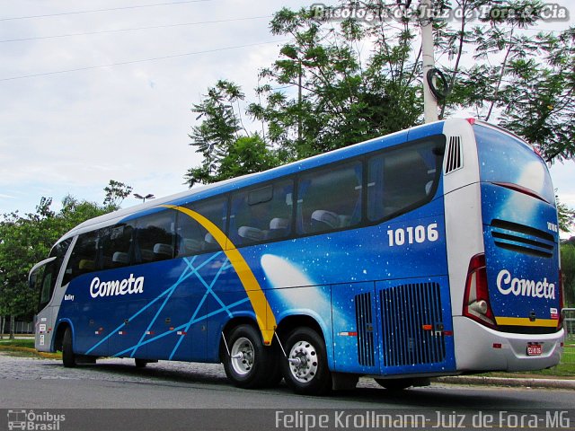 Viação Cometa 10106 na cidade de Juiz de Fora, Minas Gerais, Brasil, por Felipe Krolman. Número da foto: #5087404.
