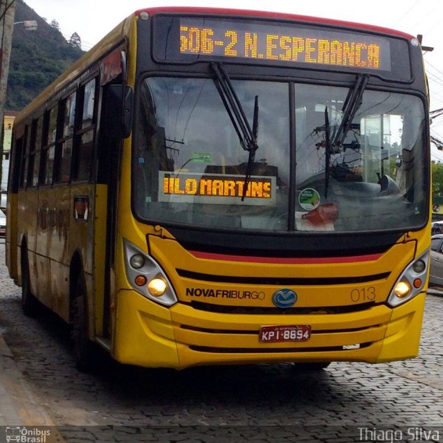 FAOL - Friburgo Auto Ônibus 013 na cidade de Nova Friburgo, Rio de Janeiro, Brasil, por Thiago Silva. ID da foto: 5086933.