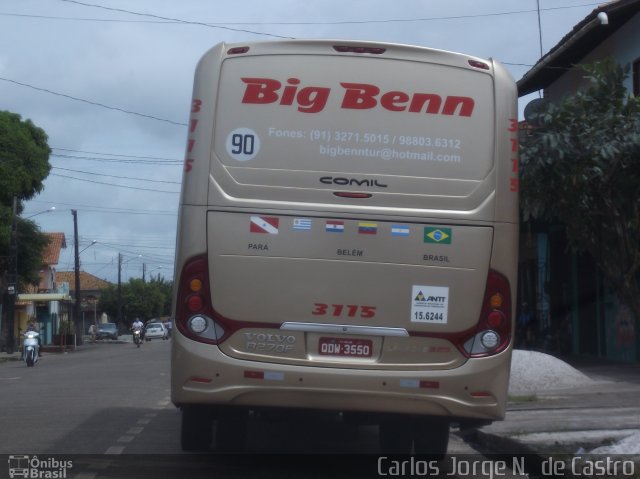 Big Benn Viagens e Turismo 90 na cidade de Igarapé-Açu, Pará, Brasil, por Carlos Jorge N.  de Castro. ID da foto: 5086044.