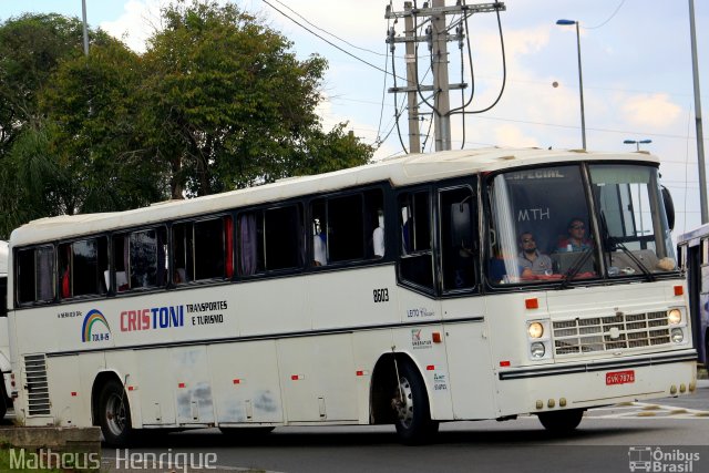 Cristoni Transportes e Turismo 8603 na cidade de São Paulo, São Paulo, Brasil, por Matheus Henrique. Número da foto: #5087467.
