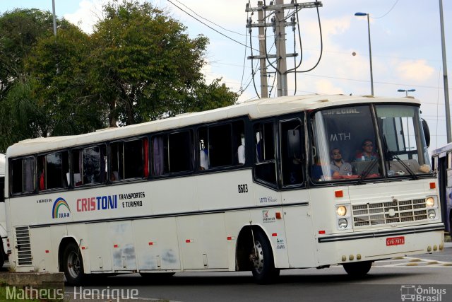 Cristoni Transportes e Turismo 8603 na cidade de São Paulo, São Paulo, Brasil, por Matheus Henrique. ID da foto: 5087467.