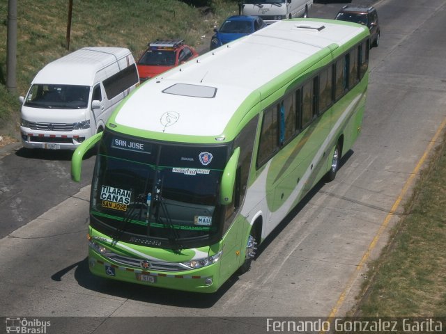 Autotransportes Tilarán S.A. SJB 16136 na cidade de Alto Paraíso de Goiás, Goiás, Brasil, por Fernando Gonzalez Garita. Número da foto: #5087896.