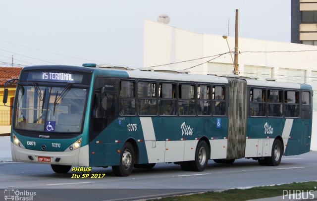 VITU - Viação Itu 13076 na cidade de Itu, São Paulo, Brasil, por Paulo Henrique. ID da foto: 5087252.