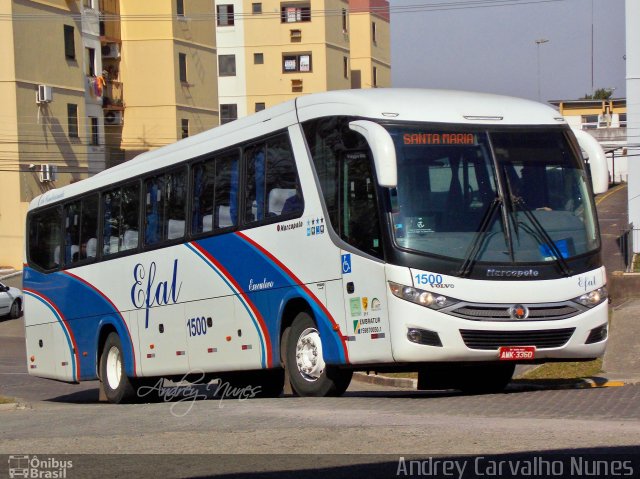 Efal - Expresso Faxinalense Ltda. 1500 na cidade de Santa Maria, Rio Grande do Sul, Brasil, por Andrey Carvalho Nunes. Número da foto: #5087457.