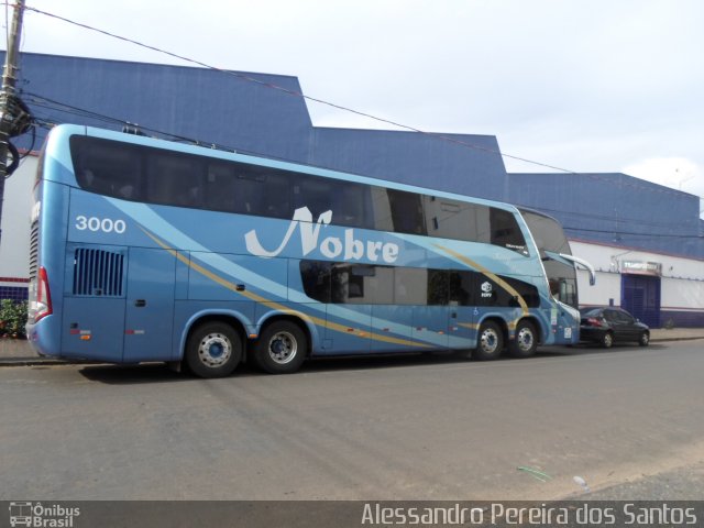 Nobre Transporte Turismo 3000 na cidade de Araguari, Minas Gerais, Brasil, por Alessandro Pereira dos Santos. ID da foto: 5087465.