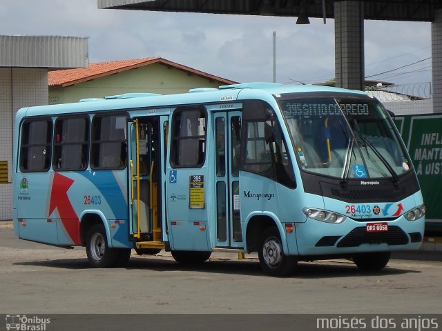 Maraponga Transportes 26403 na cidade de Fortaleza, Ceará, Brasil, por Francisco Moisés  Silva dos Anjos. Número da foto: #5086814.