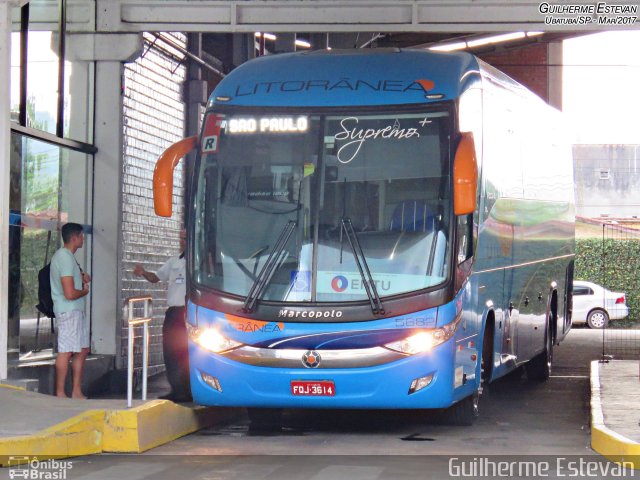 Litorânea Transportes Coletivos 5682 na cidade de Ubatuba, São Paulo, Brasil, por Guilherme Estevan. Número da foto: #5025741.