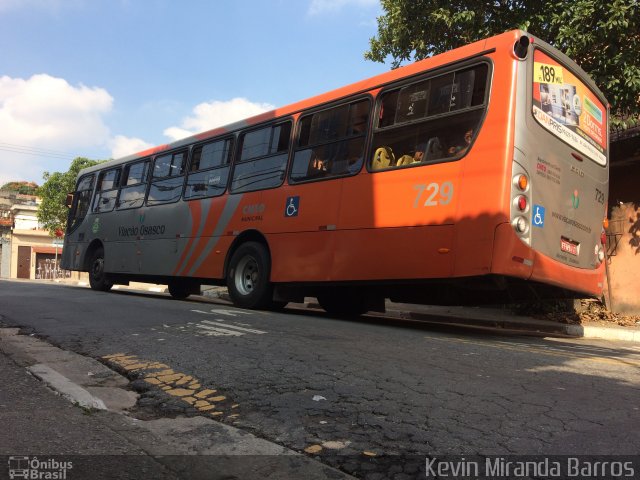 Viação Osasco 729 na cidade de Osasco, São Paulo, Brasil, por Kevin Miranda Barros. Número da foto: #5025190.