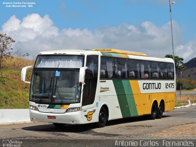 Empresa Gontijo de Transportes 12475 na cidade de João Monlevade, Minas Gerais, Brasil, por Antonio Carlos Fernandes. Número da foto: #5024944.