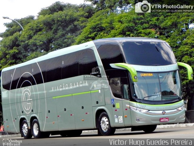 Viação Garcia 7967 na cidade de Maringá, Paraná, Brasil, por Victor Hugo Guedes Pereira. Número da foto: #5025128.