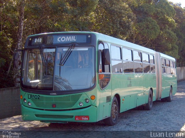 Auto Viação Curitiba LR102 na cidade de Curitiba, Paraná, Brasil, por Luan Lenon. Número da foto: #5088435.