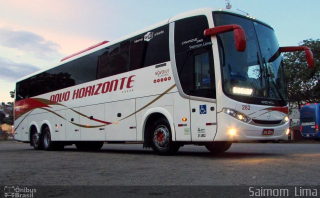 Viação Novo Horizonte 282 na cidade de Vitória, Espírito Santo, Brasil, por Saimom  Lima. Número da foto: #5090245.