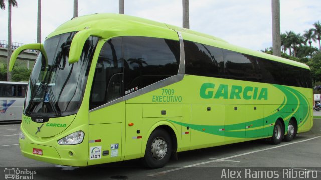 Viação Garcia 7909 na cidade de Aparecida, São Paulo, Brasil, por Alex Ramos Ribeiro. Número da foto: #5090251.
