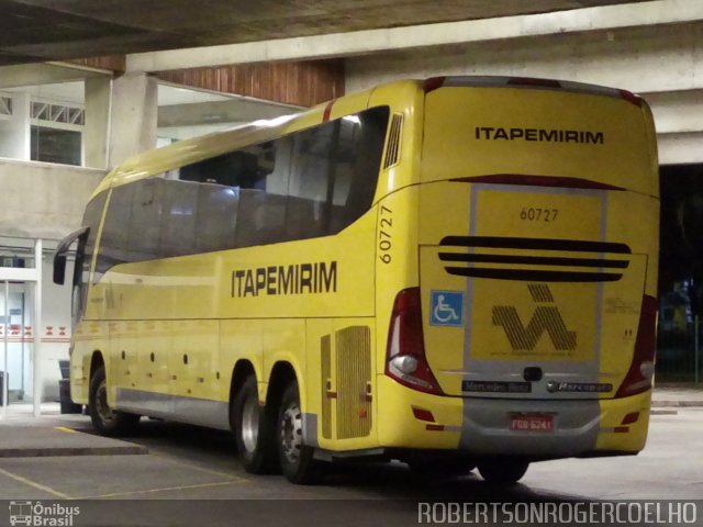 Viação Itapemirim 60727 na cidade de Curitiba, Paraná, Brasil, por Roger Coelho. Número da foto: #5089500.