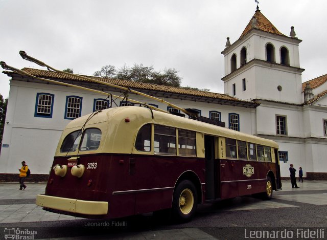 CMTC - Companhia Municipal de Transportes Coletivos 3093 na cidade de São Paulo, São Paulo, Brasil, por Leonardo Fidelli. ID da foto: 5090438.