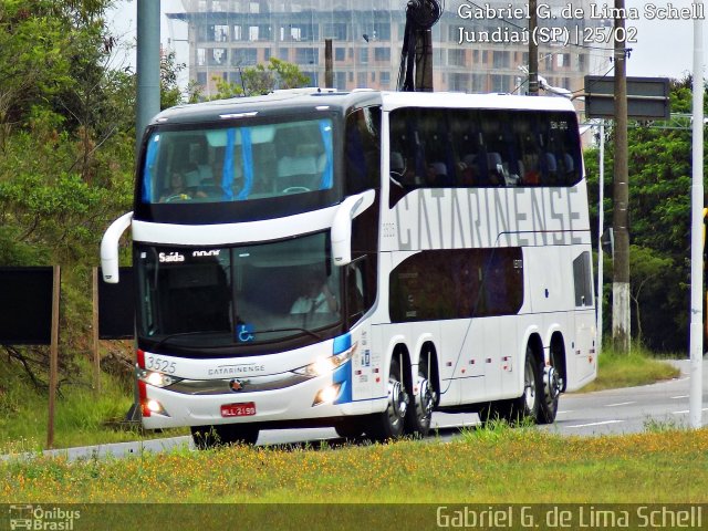 Auto Viação Catarinense 3525 na cidade de Jundiaí, São Paulo, Brasil, por Gabriel Giacomin de Lima. Número da foto: #5089610.