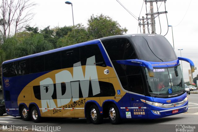 RDM Transportes e Turismo 8000 na cidade de São Paulo, São Paulo, Brasil, por Matheus Henrique. Número da foto: #5090096.