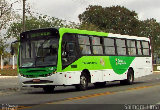 Viação Jacarandá de Campos 1 039 na cidade de Campos dos Goytacazes, Rio de Janeiro, Brasil, por Saimom  Lima. ID da foto: 5090175.