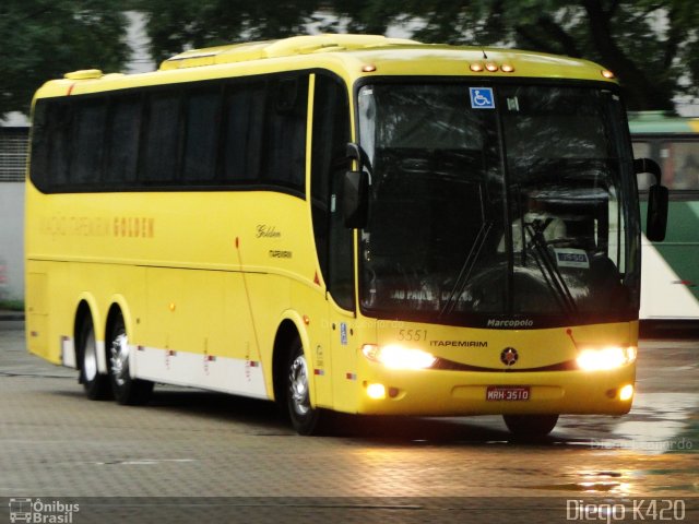 Viação Itapemirim 5551 na cidade de São Paulo, São Paulo, Brasil, por Diego K420 . Número da foto: #5089308.