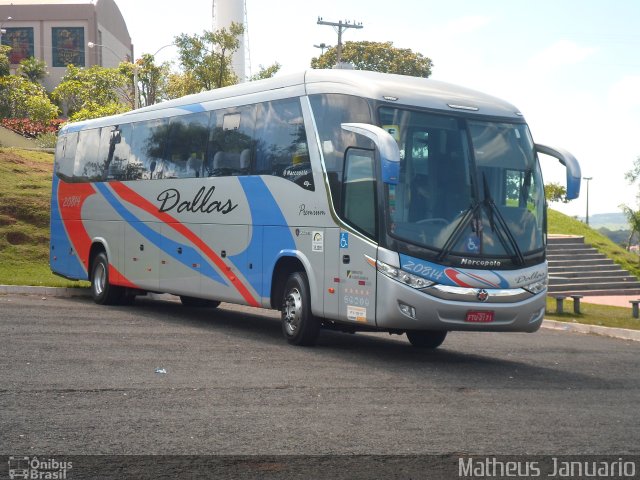 Dallas Turismo e Fretamento 20814 na cidade de Trindade, Goiás, Brasil, por Matheus Januario. Número da foto: #5090837.